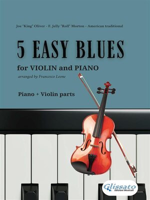 cover image of 5 Easy Blues--Violin & Piano (complete parts)
